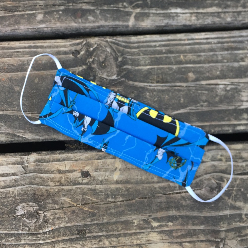 WEEKEND SALE Batman Inspired blue Adult Face Mask!